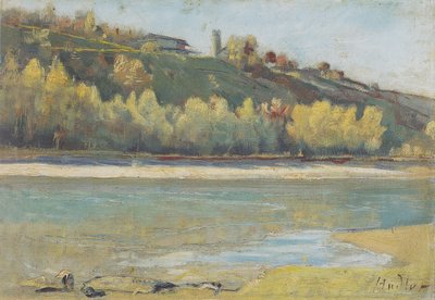 At the Jonction by Ferdinand Hodler